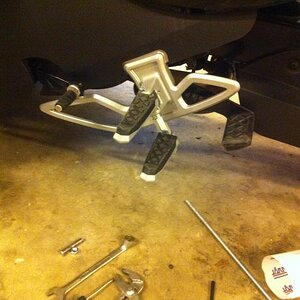 A little rebuilt so my wife can ride in a better way when we go on long trips