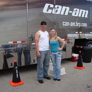 At The BRP Demo Ride Trailer