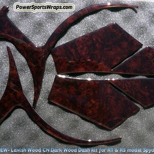 Lavish Wood CN  Dash kit To order a dash kit please contact us by phone or email: Pete@powersportswraps.com 814-838-6377