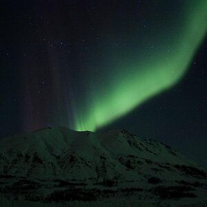northern lights at Hatchers Pass Alaska