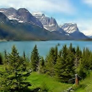 Heavenly  Lake St. Mary, Glacier National Park, Mt. June, 2011....