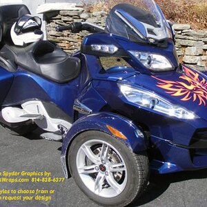 Custom RT Trunk Graphic 3- Accent your frunk by adding a graphic design.  Removable, repairable, replaceable vinyl is a win, win alternative for any S