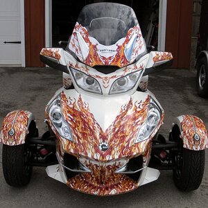 Example of a full digital windshield blackout kit.