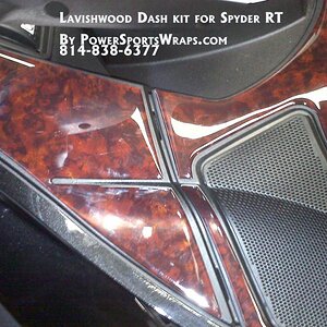 Lavish wood RT dash kit