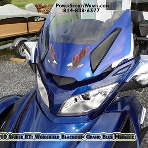 2010 RT windshield  Grand Blue Met 1