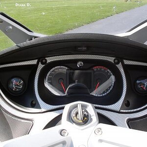 Silver Carbon Fiber on a Silver RT