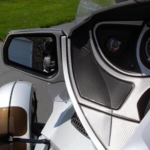 Add some style to your Spyder dash with one of our dash kits.