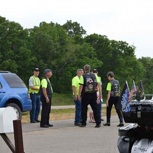 Mo Gang conversing on street 4 27 12