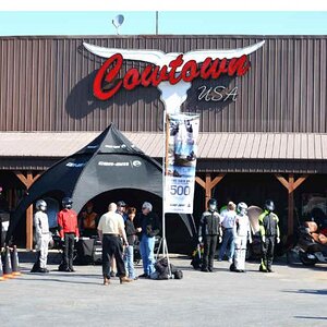 Thurs BRP setting up for rides 4 26 12