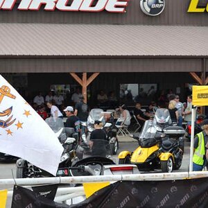 sat bikes and people