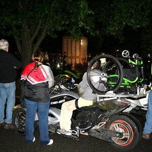 Veteran's Salute at the Memorial.