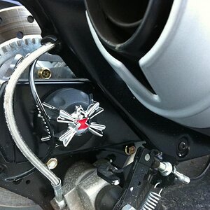 Kury Black widows on Rear Wheel