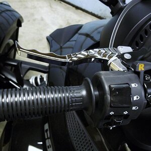 Chrome 3D Web Clutch Lever