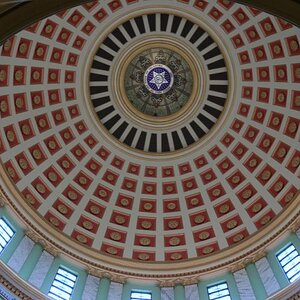 2012 06 07 OKC
Looking up at the dome of the OK Capitol