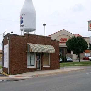 Milk Bottle Building on Route 66 OKC