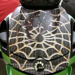 This is our Chrome Web Trunk wrap: http://www.powersportswraps.com/motorsport-vinyl/body-wraps/499/chrome-web-  to place your order.