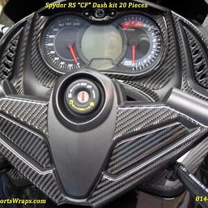 RS 20 Piece Dash kit CF - Our 20 piece dash kit is precision cut & installs by peel & stick 3M adhesive. Install videos available.