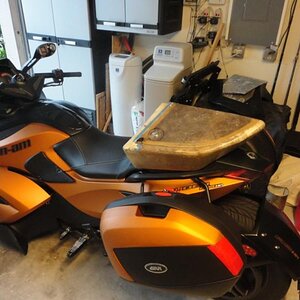 Finished prototypes on bike 001