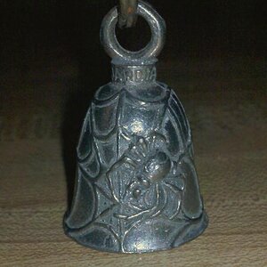 Guardian Angel Bell my hubby got me for my Spyder