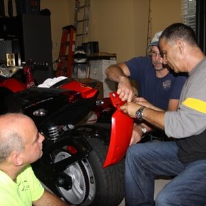 The license plate assembly which took forever due to a poor design.