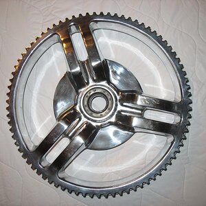 polished drive pulley