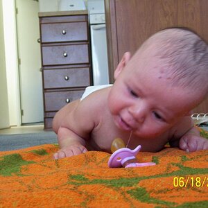 "Missy" at 3 months.  All grandbabies are so awesome!
