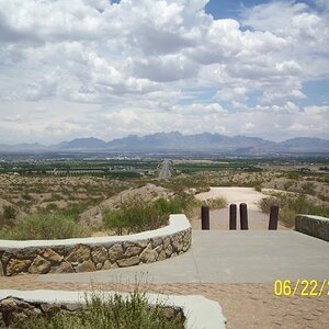 Las Cruces, NM as seen from the Rest Area on I-10 heading east