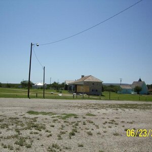 The "Guard House" at old Ft Stockton, TX.  Was really a stockade for soldiers that got a bit out of hand!  To the right of it was the Chapel.