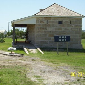 Closer view of Gaurd House.