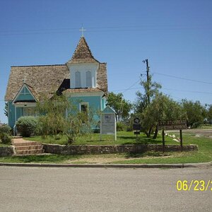Front view of Chapel, Ft Stockton, TX