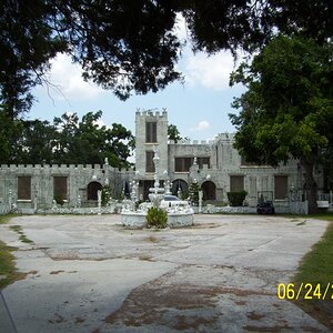 Mansion...this house was beautiful!!!  Very rustic, alarm system, beware of dog sign!  Sante Fe, TX