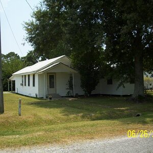 The first house I lived in Kaplan, LA.  The main house was moved there in 1949 and is still being used.