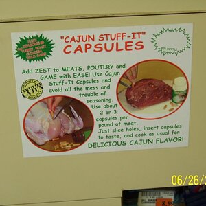 In a grocery store in Kaplan, LA