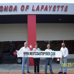 Banner at Honda of Lafayette, Lafayette. LA