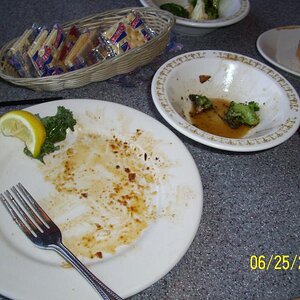 Jennifer's End.  Yep, she ate it all.