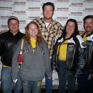 Lake to Mountains  Owners Ride-- Free Concert-- got to meet Blake Shelton and Craig Morgan.