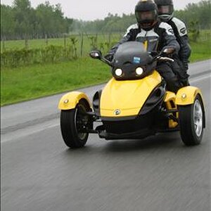 Us on the way to Valcourt.