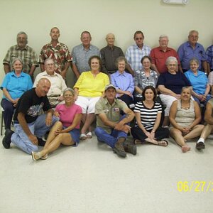 Dudley's 1st cousins and spouses, Family Reunion, Lake Arthur, LA, June 27th, 2009.