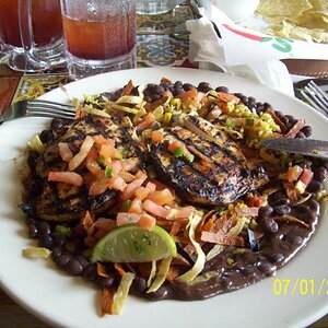 Dudley's lunch at Chili's