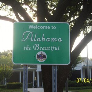 Alabama Welcomes YOU, I-10 east.