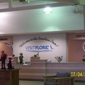 Florida welcome includes OJ or grapefruit.