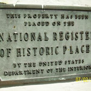 Historical registration plate.