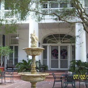 Back of the Manor; this would be nice on a cool day.