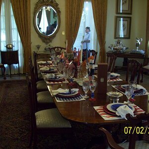 Dining set for the holiday; really do use the stuff.