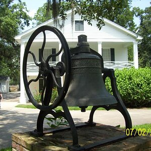 Bell; used to begin and end the day on the plantation.
