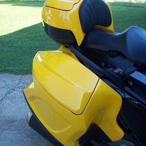 Trunk box/back seat is very comfortable.