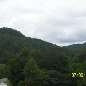 Winding in the mountains near Gatlinburg, TN.