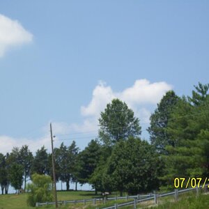 Driving along the road to LaMonts.