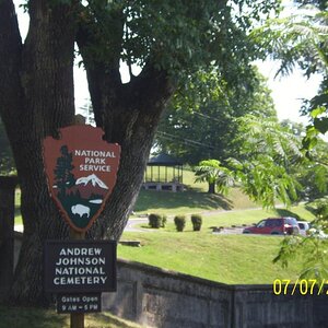 Andrew Johnson National Cemetery.  Greeneville, TN