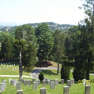 Cemetery view.